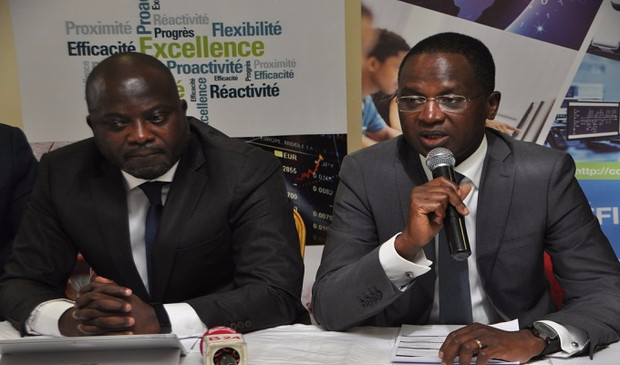 Patrick M'bengue est le PDG du groupe Inova , Président du Gotic , Vice-président Commission TIC CGECI et M. Ahmed Cissé, président du comité d’organisation