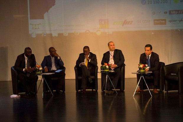 Patrick M'Bengue, modérateur lors d'un panel sur la mobilité